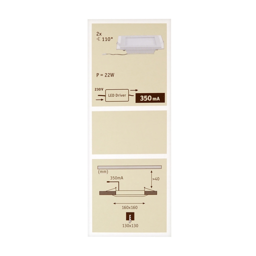 Paulmann 92706 - SADA 2xLED Podhľadové svietidlo DECODICE 2xLED/7,5W/230V