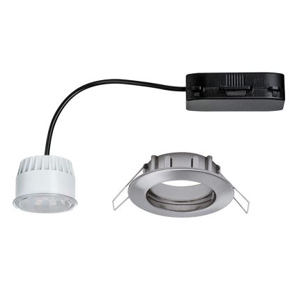 Paulmann 92756 - LED/6,8W IP44 Kúpeľňové podhľadové svietidlo COIN 230V