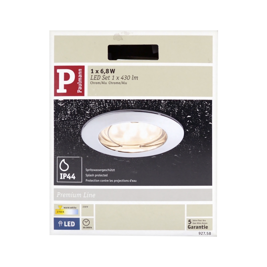 Paulmann 92758 - LED Podhľadové svietidlo COIN 1xLED/6,8W/230V