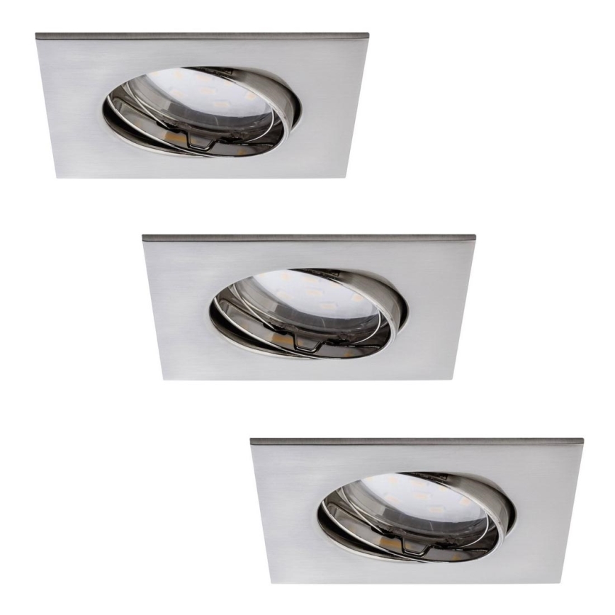 Paulmann 92773 - SADA LED/6,8W Kúpeľňové podhľadové svietidlo COIN 230V