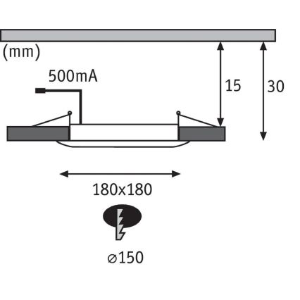 Paulmann 92802 - LED/9W IP65 Kúpeľňové podhľadové svietidlo WARM DIM 230V 2000K/3000K/4000K