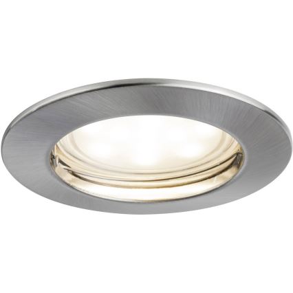 Paulmann 92826 - LED/7W IP44 Stmievateľné kúpeľňové podhľadové svietidlo COIN 230V