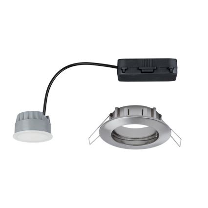 Paulmann 92826 - LED/7W IP44 Stmievateľné kúpeľňové podhľadové svietidlo COIN 230V