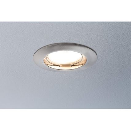 Paulmann 92827 - SADA 3xLED/7W IP44 Stmievateľné kúpeľňové podhľadové svietidlo COIN 230V