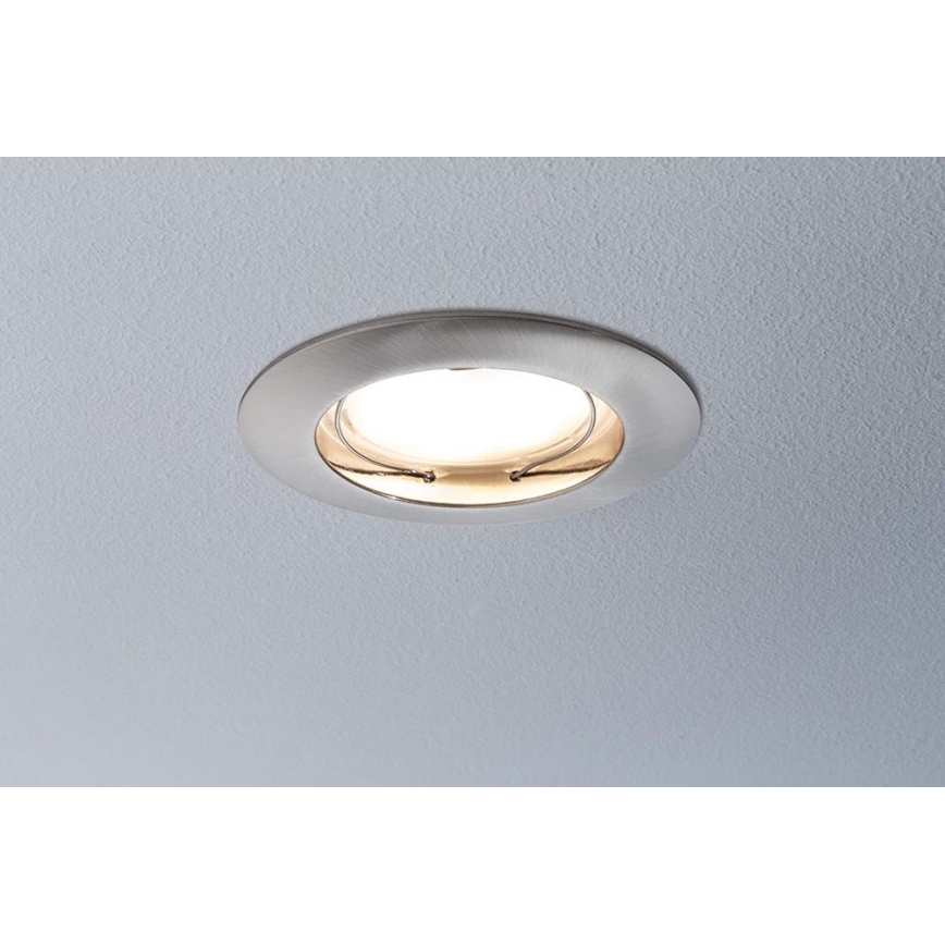 Paulmann 92827 - SADA 3xLED/7W IP44 Stmievateľné kúpeľňové podhľadové svietidlo COIN 230V