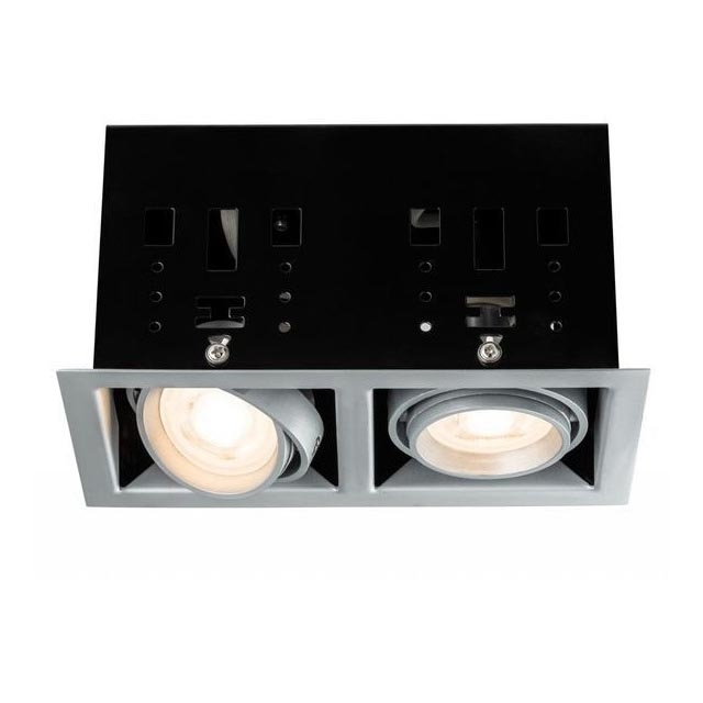 Paulmann 92906 - 2xLED-GU10/7W Stmievateľné podhľadové svietidlo CARDANO 230V