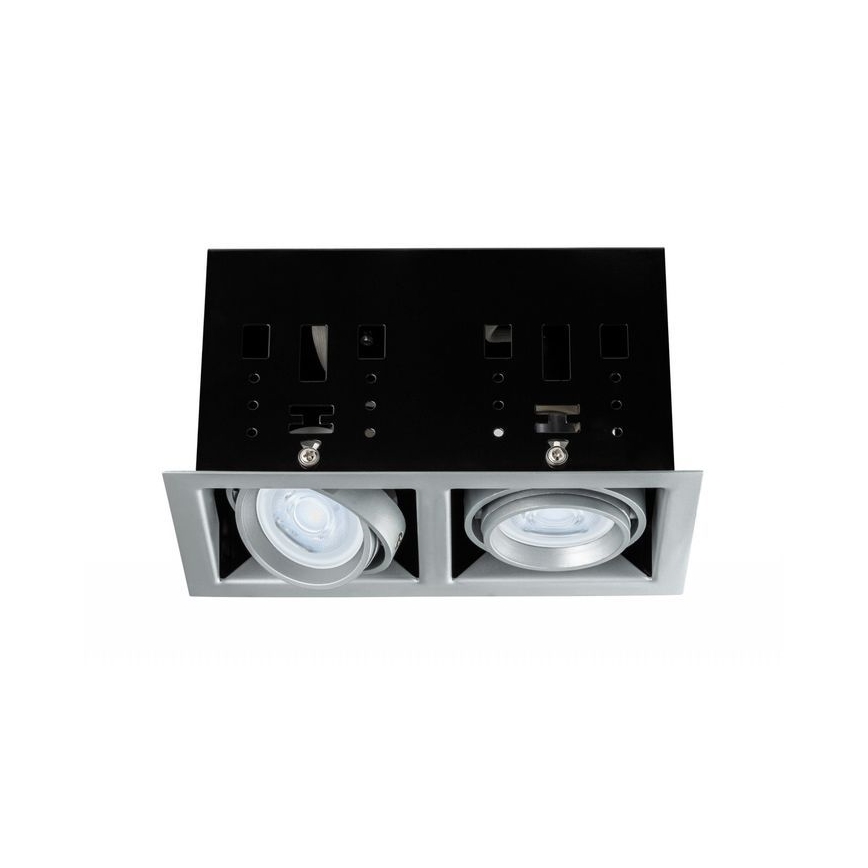Paulmann 92906 - 2xLED-GU10/7W Stmievateľné podhľadové svietidlo CARDANO 230V