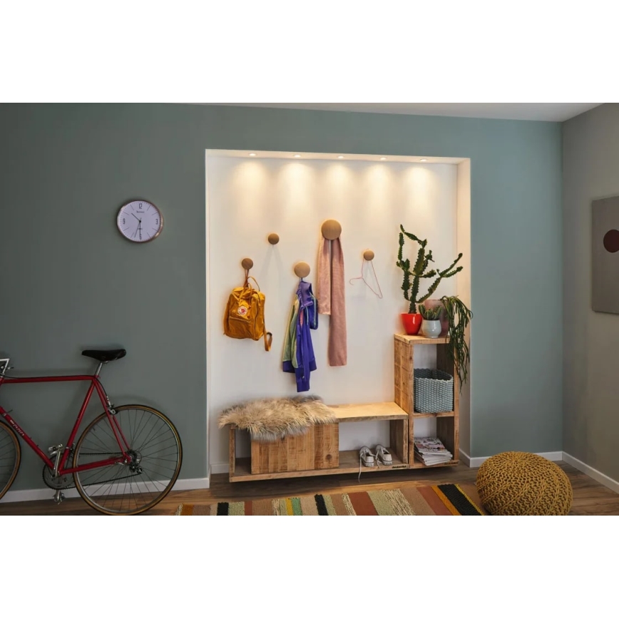 Paulmann 92971 - SADA 3x LED/4,2W IP23 Stmievateľné kúpeľňové podhľadové svietidlo NOVA 230V