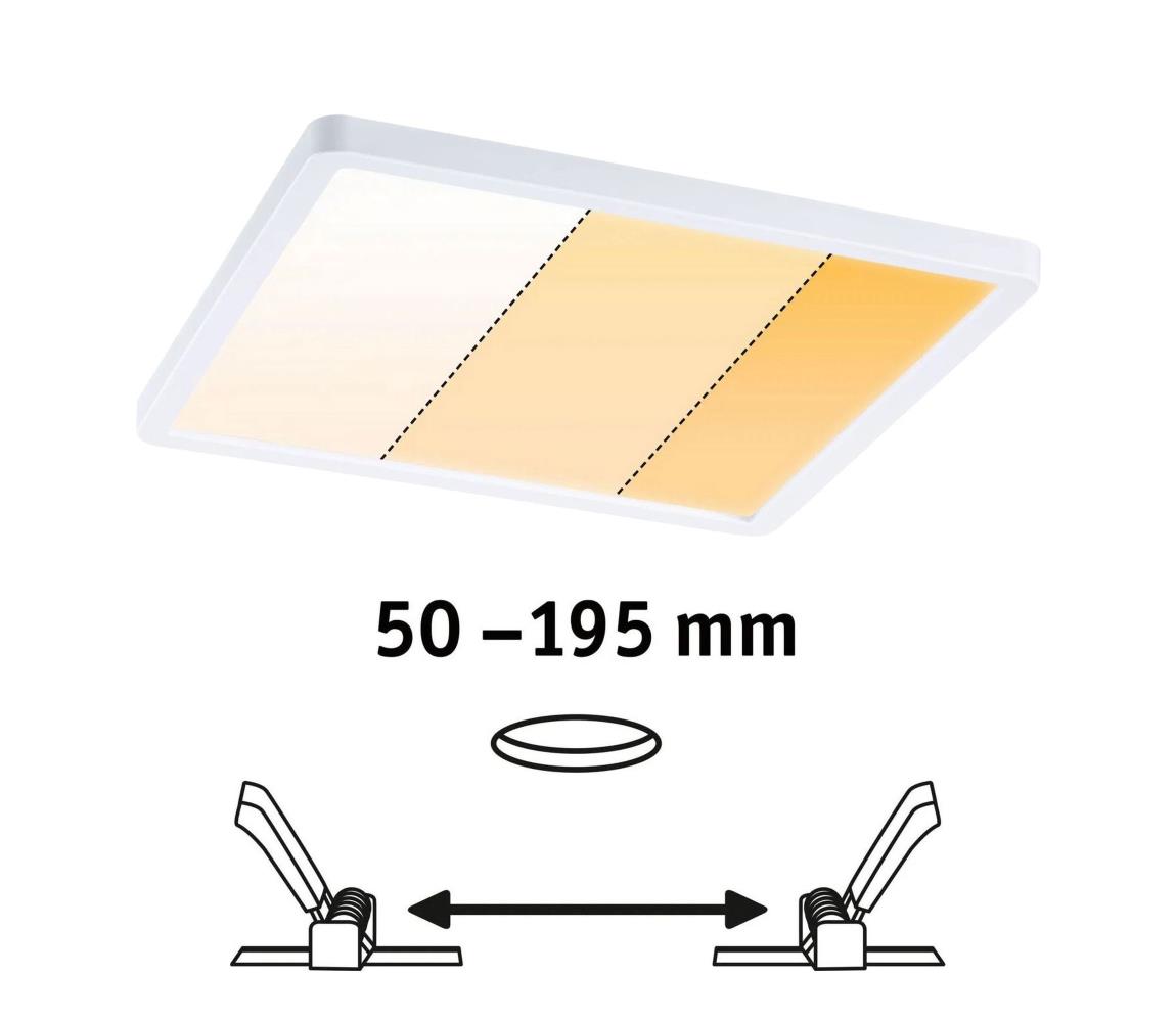 Paulmann 92994 -LED/16W IP44 Stmievateľné kúpeľňové zapustené svietidlo VARIFIT 230V 92994