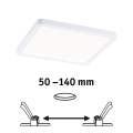 Paulmann 93059 - LED/13W IP44 stmievateľné kúpeľňové podhľadové svietidlo AREO 230V 17,5x17,5 cm biele