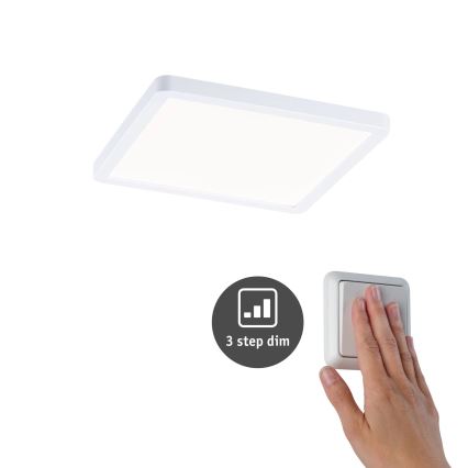 Paulmann 93059 - LED/13W IP44 stmievateľné kúpeľňové podhľadové svietidlo AREO 230V 17,5x17,5 cm biele