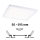 Paulmann 93060 - LED/16W IP44 Stmievateľné kúpeľňové podhľadové svietidlo AREO 230V 23x23 cm biele