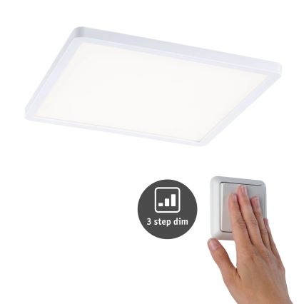 Paulmann 93060 - LED/16W IP44 Stmievateľné kúpeľňové podhľadové svietidlo AREO 230V 23x23 cm biele