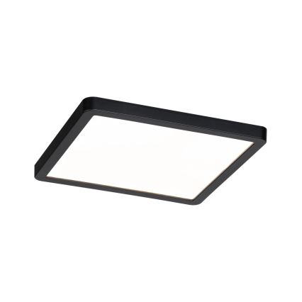 Paulmann 93101 - LED/13W IP44 Kúpeľňové zapustené svietidlo AREO 230V 2000/3000/4000K 17,5x17,5 cm čierna