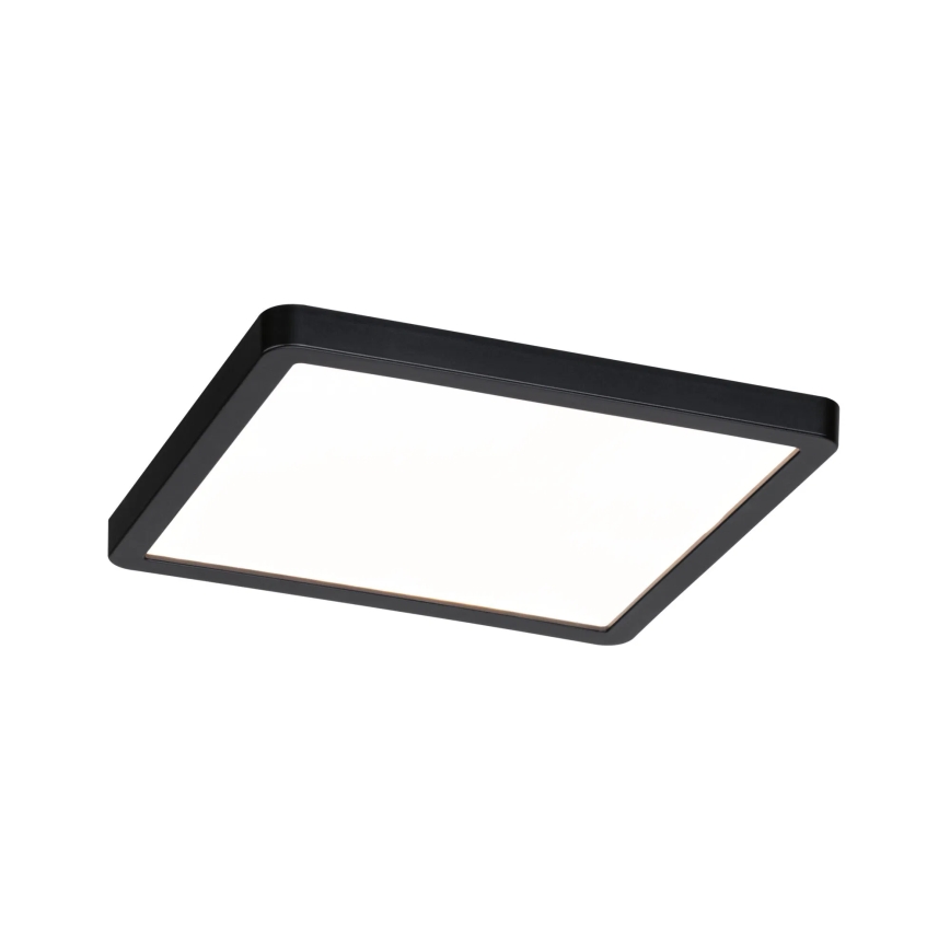 Paulmann 93101 - LED/13W IP44 Kúpeľňové zapustené svietidlo AREO 230V 2000/3000/4000K 17,5x17,5 cm čierna