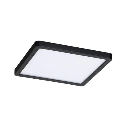 Paulmann 93101 - LED/13W IP44 Kúpeľňové zapustené svietidlo AREO 230V 2000/3000/4000K 17,5x17,5 cm čierna