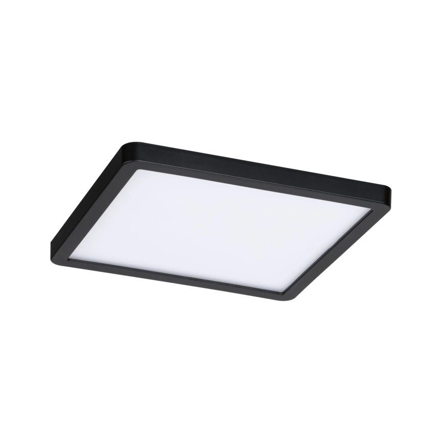 Paulmann 93101 - LED/13W IP44 Kúpeľňové zapustené svietidlo AREO 230V 2000/3000/4000K 17,5x17,5 cm čierna