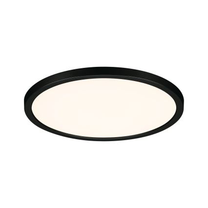 Paulmann 93102 - LED/16W IP44 Stlmiteľné kúpeľňové zapustené svietidlo AREO 230V 2000/3000/4000K priemer 23 cm čierne