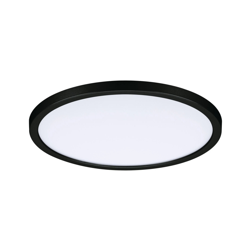 Paulmann 93102 - LED/16W IP44 Kúpeľňové zapustené stropné svietidlo AREO 230V 2000/3000/4000K priemer 23 cm čierne