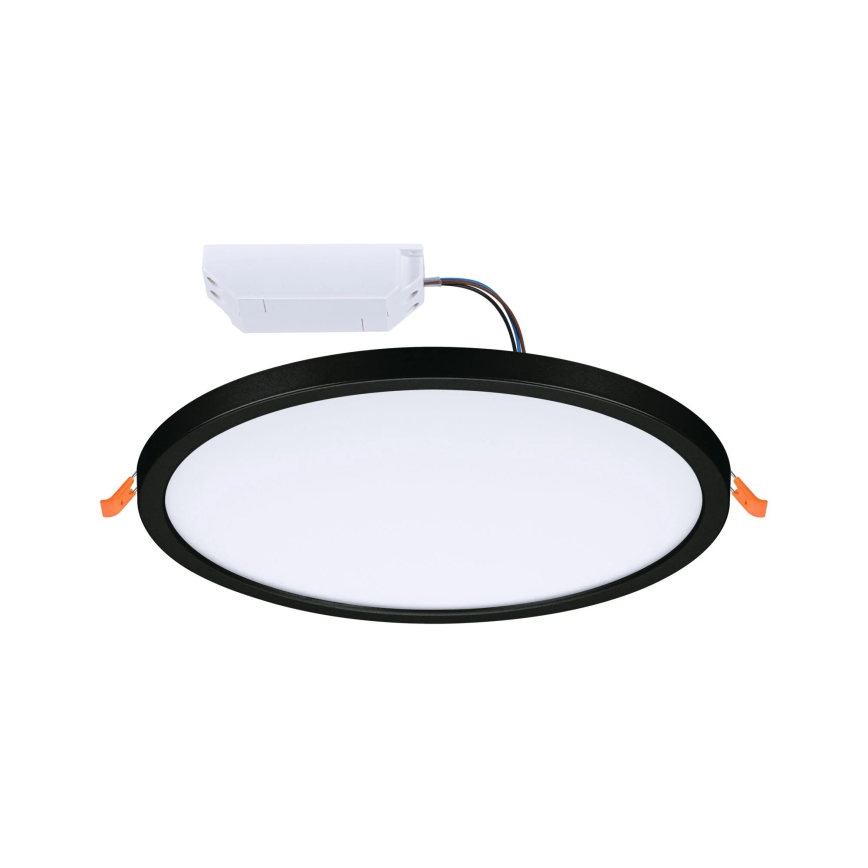 Paulmann 93102 - LED/16W IP44 Kúpeľňové zapustené stropné svietidlo AREO 230V 2000/3000/4000K priemer 23 cm čierne