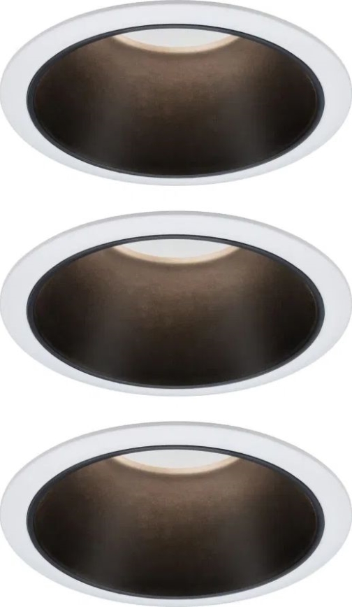 Paulmann 93402 - SADA 3xLED/6W IP44 Stmievateľné kúpeľňové podhľadové svietidlo COLE 230V