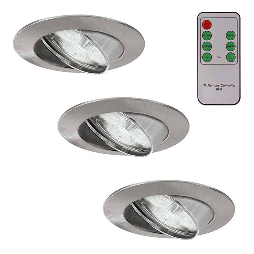 Paulmann 93704 - SADA 3xLED/3W Stmievateľné kúpeľňové svietidlo WELLNESS 230V