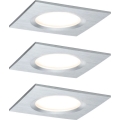 Paulmann 93895 - SADA 3xLED/6W IP44 Stmievateľné kúpeľňové podhľadové svietidlo NOVA 230V