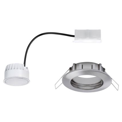 Paulmann 93975 - LED/6,8W IP44 Kúpeľňové podhľadové svietidlo COIN 230V