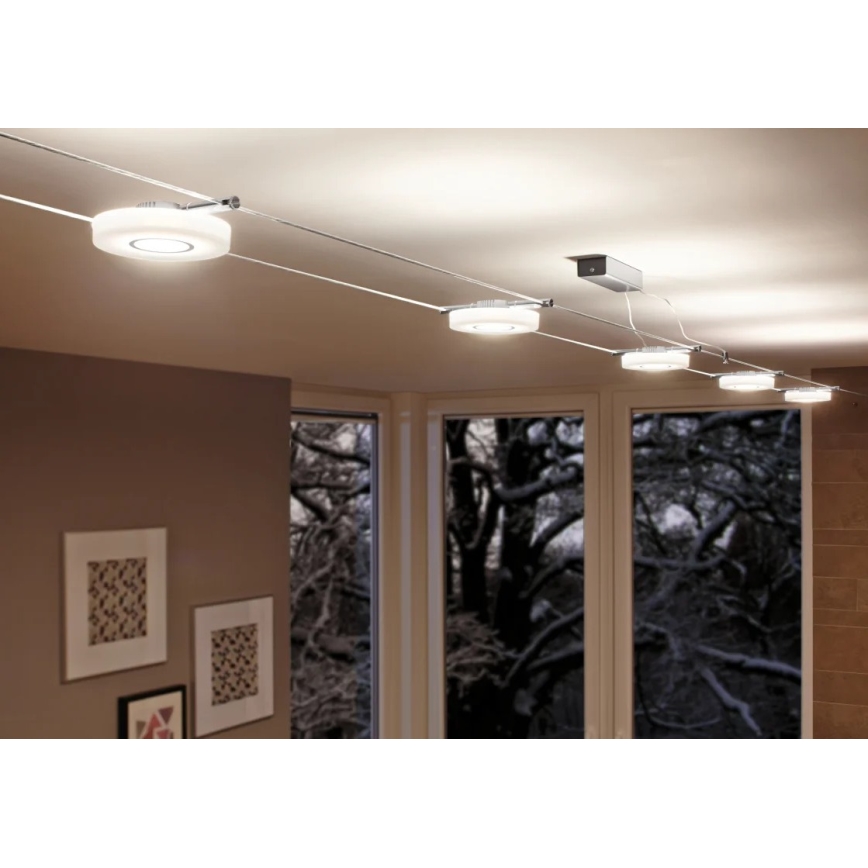 Paulmann 94090 - LED/4W Bodové svietidlo do lankového systému DISC 12V biela