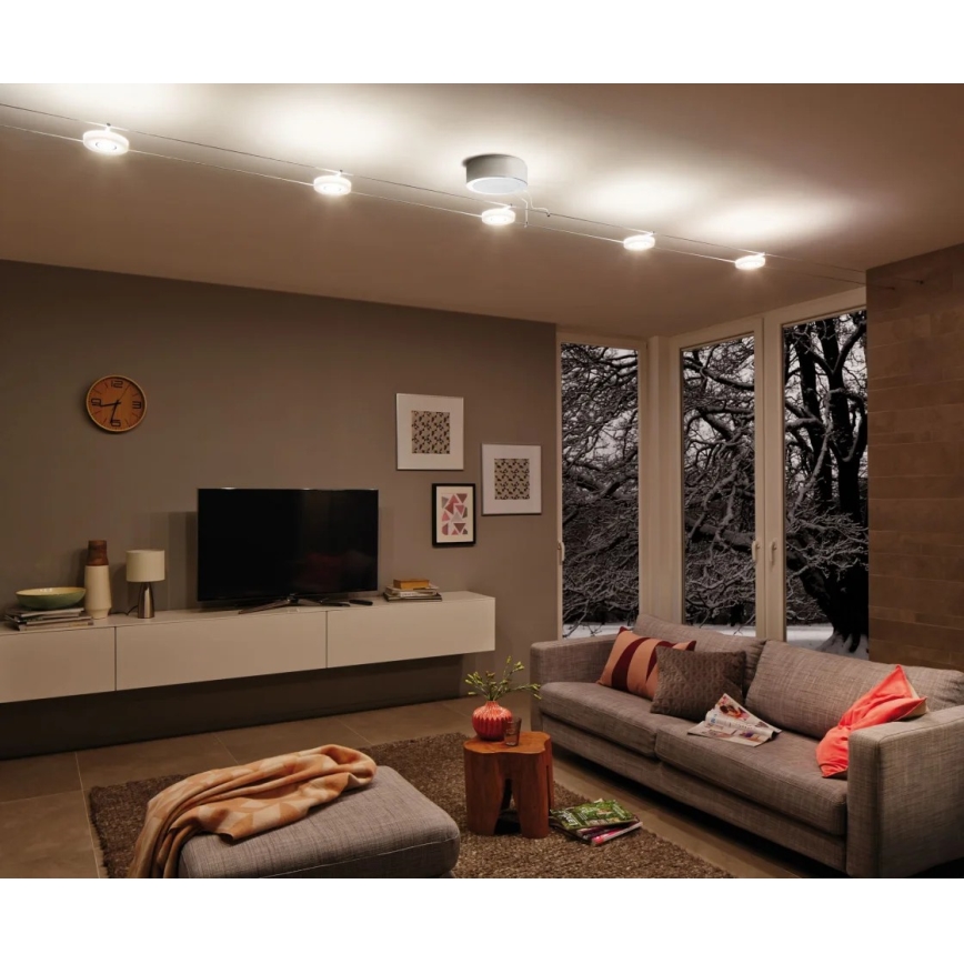 Paulmann 94090 - LED/4W Bodové svietidlo do lankového systému DISC 12V biela
