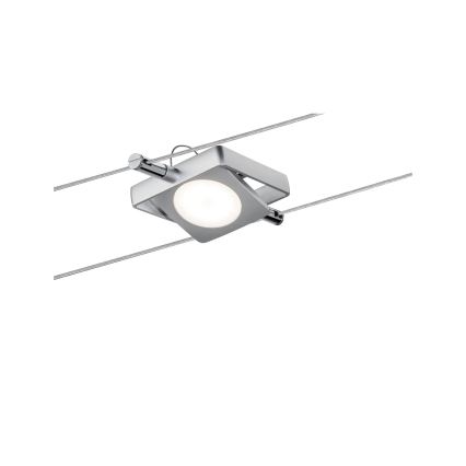Paulmann 94107 - SADA 4xLED/4,3W Bodové svietidlo do lanového systému MAC 230V matný chróm