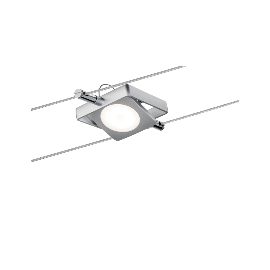 Paulmann 94107 - SADA 4xLED/4,3W Bodové svietidlo do lanového systému MAC 230V matný chróm