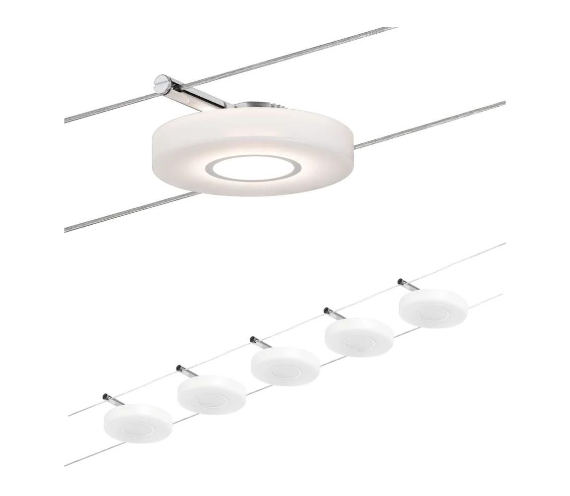 Paulmann 94109 - SADA 5xLED/4,3W Kompletný lanový systém MAC 230V 94109