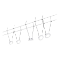 Paulmann 94118 - SADA 5xLED/4W Luster na lanku DAISY 230V