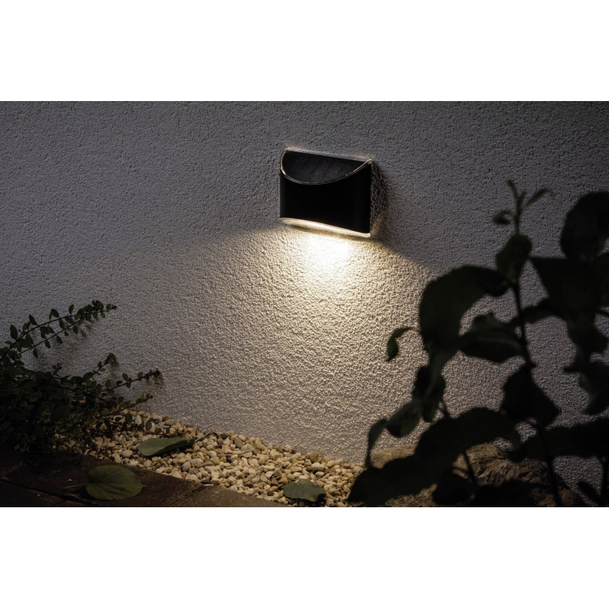 Paulmann 94233 - LED/0,05W IP44 Solárne nástenné svietidlo ELLIOT 1,2V 400 mAh