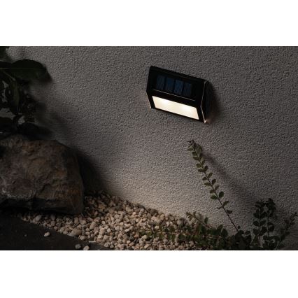 Paulmann 94234 - LED/0,05W IP44 Vonkajšie solárne svietidlo so senzorom DAYTON 1,2V 400 mAh