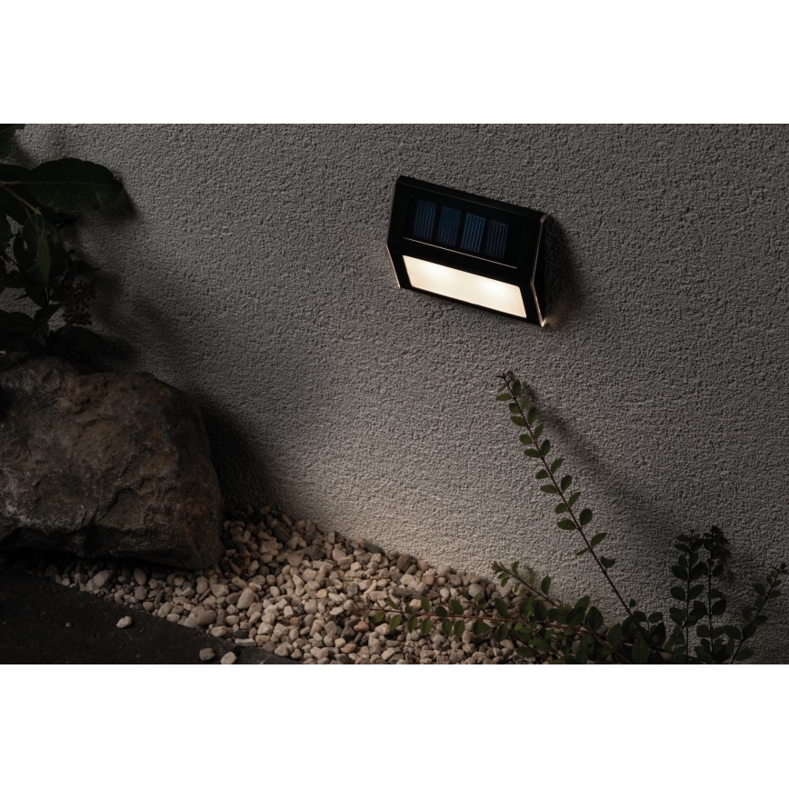 Paulmann 94234 - LED/0,05W IP44 Vonkajšie solárne svietidlo so senzorom DAYTON 1,2V 400 mAh