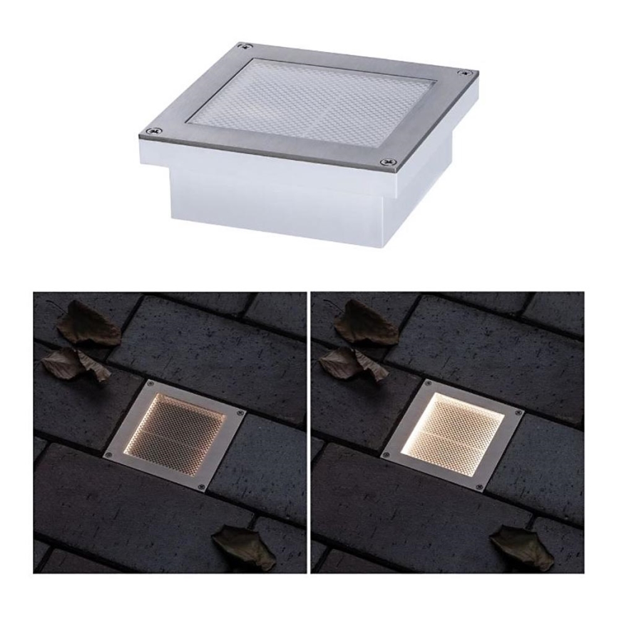 Paulmann 94238 - LED/0,7W IP67 Solárne nájazdové svietidlo ARON 3,7V 650 mAh
