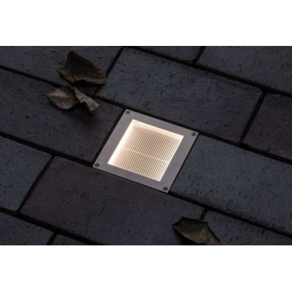 Paulmann 94238 - LED/0,7W IP67 Solárne nájazdové svietidlo so senzorom ARON 3,7V 650 mAh