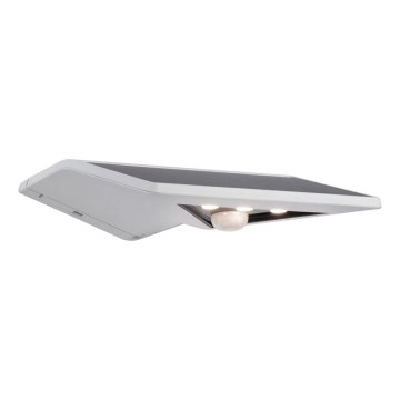 Paulmann 94244 - LED/1,2W IP44 Solárne nástenné svietidlo so senzorom YOKO 3,7V 1800 mAh biela