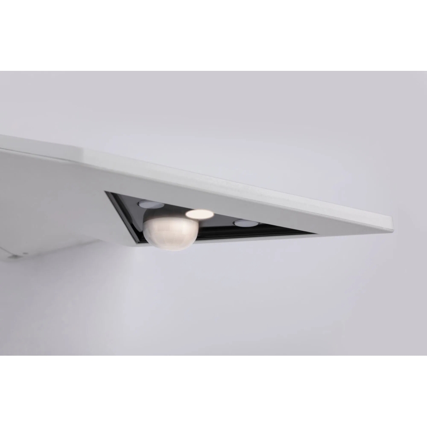 Paulmann 94244 - LED/1,2W IP44 Solárne nástenné svietidlo so senzorom YOKO 3,7V 1800 mAh biela