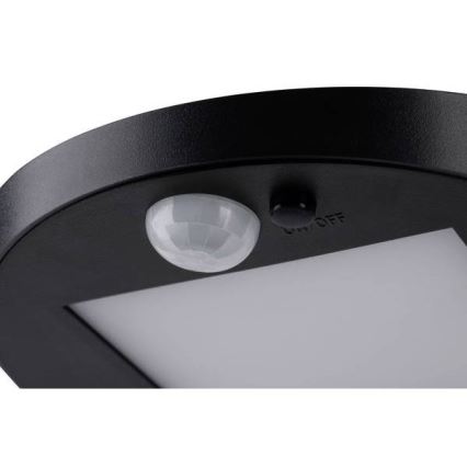 Paulmann 94246 - LED/1,2W IP44 Vonkajšie solárne svietidlo so senzorom RYSE 3,7V 1800 mAh