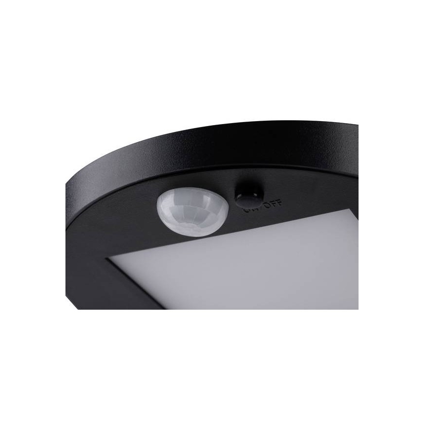 Paulmann 94246 - LED/1,2W IP44 Vonkajšie solárne svietidlo so senzorom RYSE 3,7V 1800 mAh