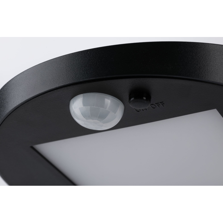 Paulmann 94249 - LED/1,2W IP44 Vonkajšia solárna lampa so senzorom RYSE 3,7V 1800 mAh