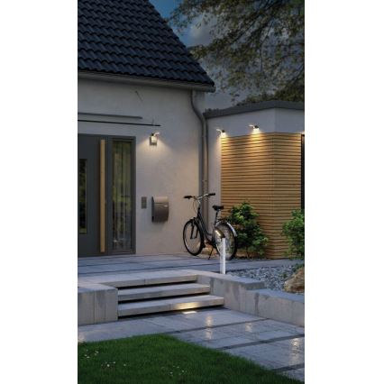 Paulmann 94252 - LED/1,2W IP44 Solárna vonkajšia lampa so senzorom SOLEY 230V