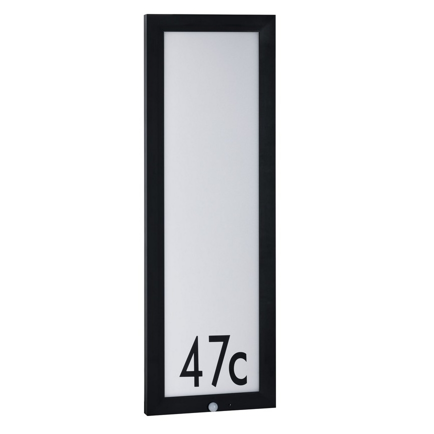 Paulmann 94257 - LED/19W IP44 Domové číslo so senzorom 230V