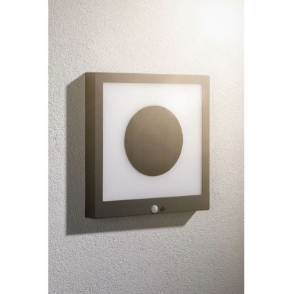 Paulmann 94263 - LED/1,2W IP44 Solárne nástenné svietidlo so senzorom TAIJA 3,7V