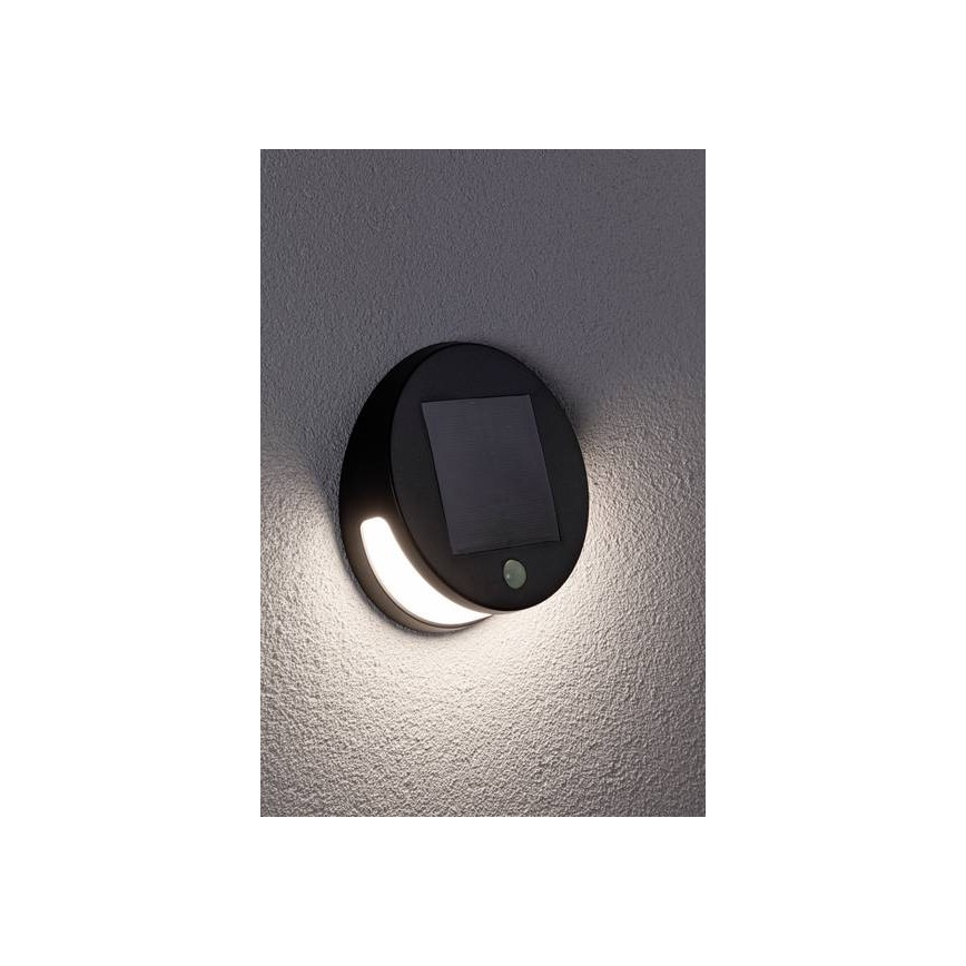 Paulmann 94265 - LED/3W IP44 Vonkajšie solárne svietidlo so senzorom HELENA 3,7V 1800 mAh