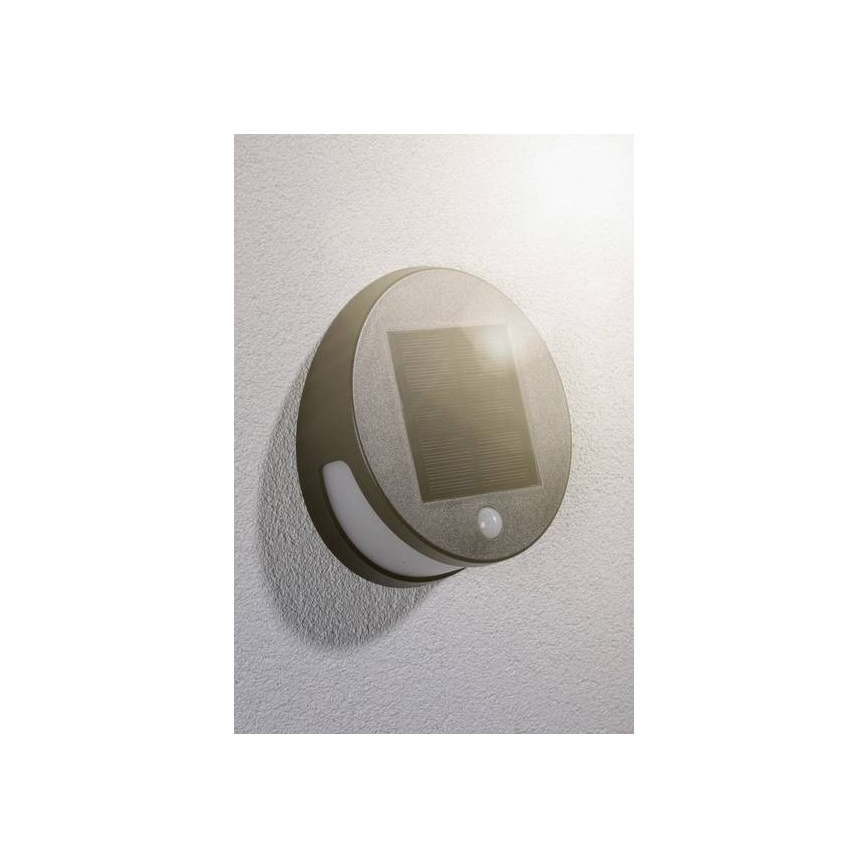 Paulmann 94265 - LED/3W IP44 Vonkajšie solárne svietidlo so senzorom HELENA 3,7V 1800 mAh