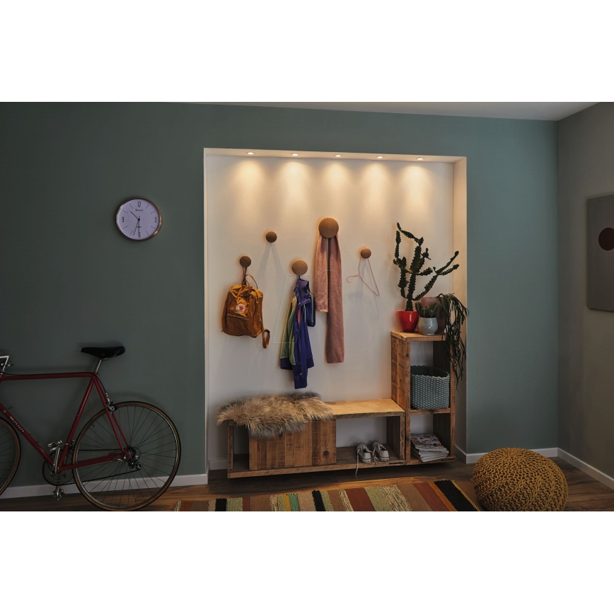 Paulmann 94304 - LED/4W IP44 Kúpeľňové podhľadové svietidlo COIN 230V